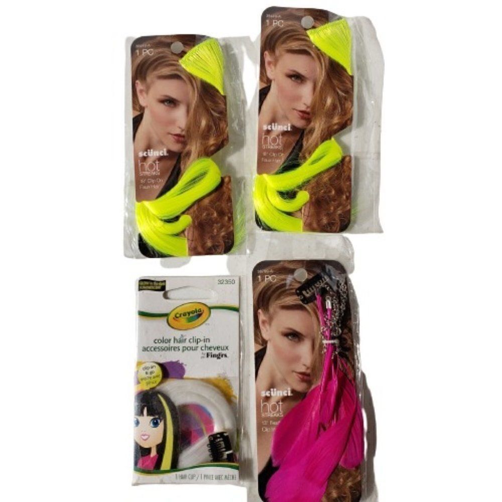 Hot Streaks 18" Clip on Faux Hair Bundle